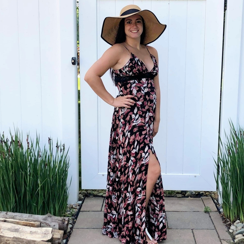 Cotton Candy LA Floral Print Maxi Dress M - Picture 2 of 13